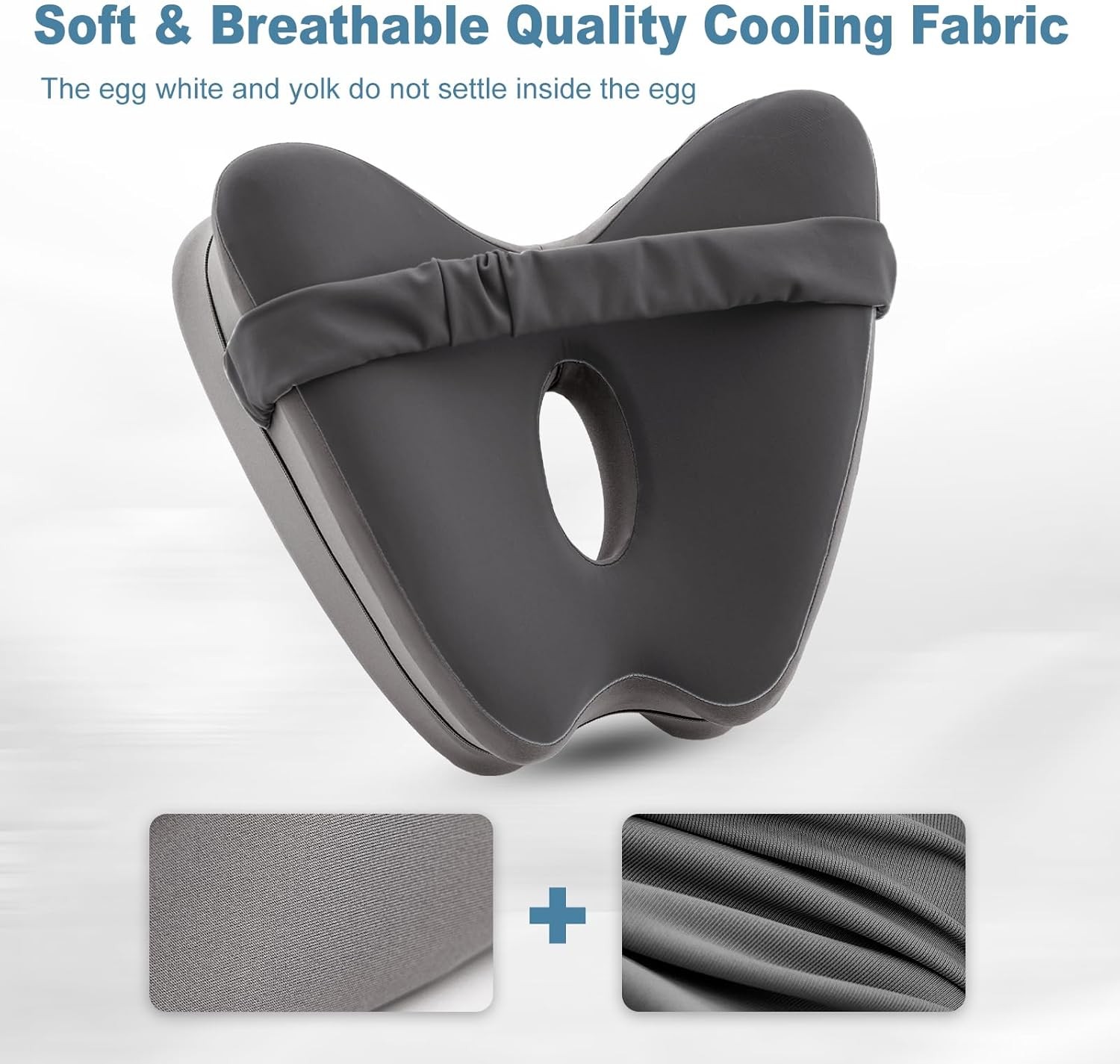 Knee Pillow for Side Sleepers, Memory Foam Leg Pillow for Side Sleeping, Cooling