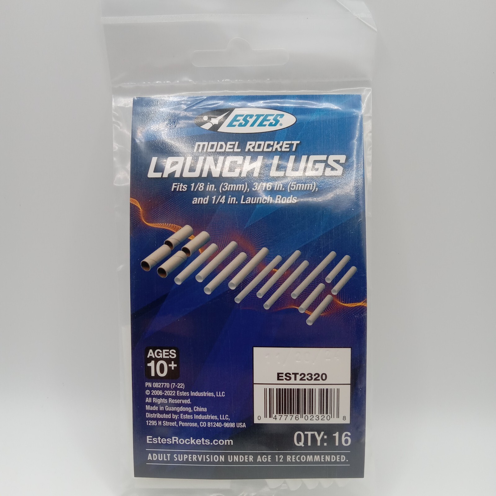 EST2320 Estes Rockets Launch Lugs Pack - NEW
