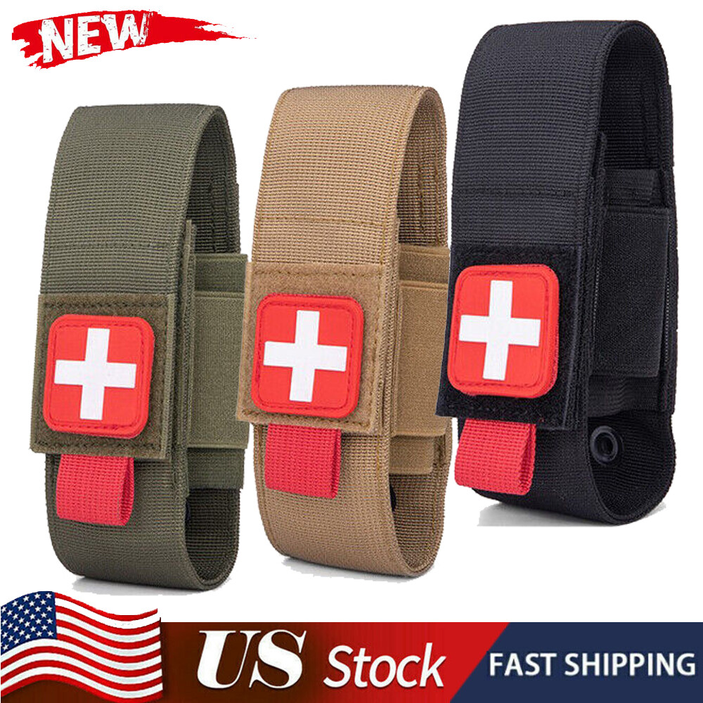 Tactical Molle Tourniquet Pouch TQ Holder for Duty Belt CAT Tourniquet Holster