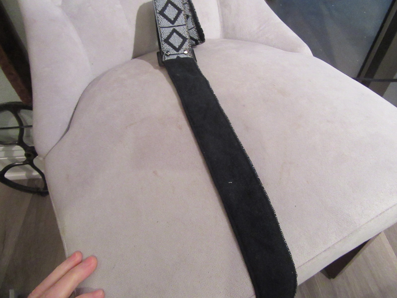 Nice Grey and Black Hippie Camera Strap in Very Nice Shape