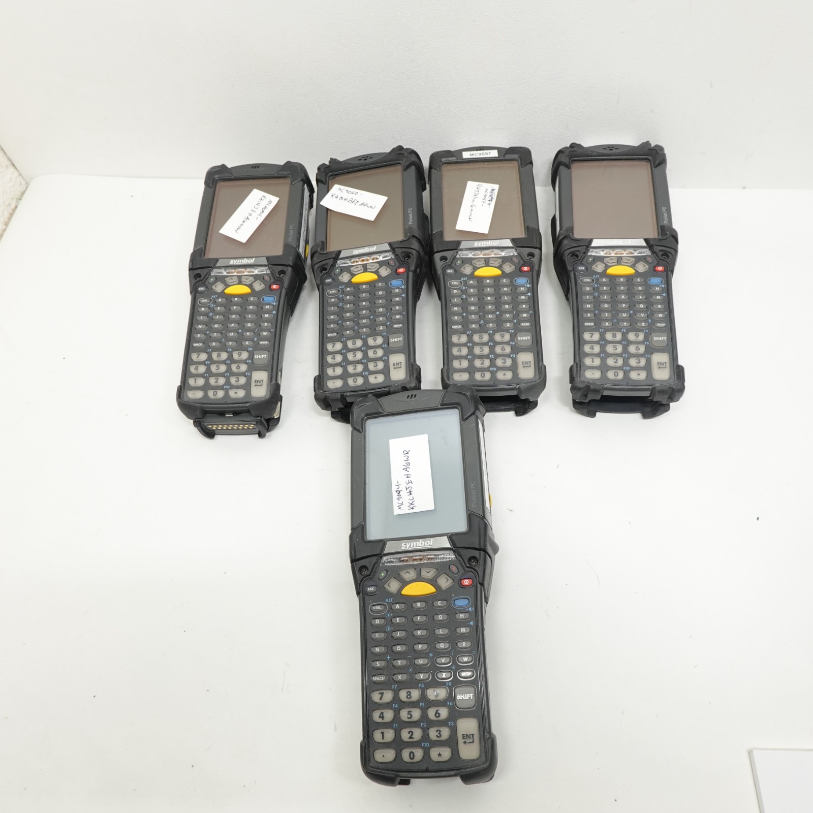 Symbol MC9090 & MC9097 Handheld Mobile Computers (Lot of 5)