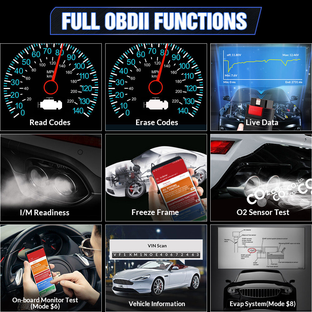 THINKCAR THINKDIAG Bidirectional OBD2 Scanner Diagnostic Tool Full Software free