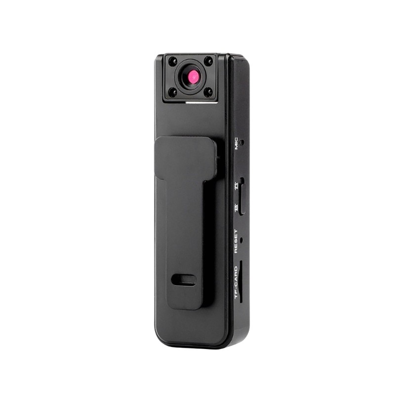 Mini Action Camera 1080P Recording Night Viewing Mode Portable Clip On Design