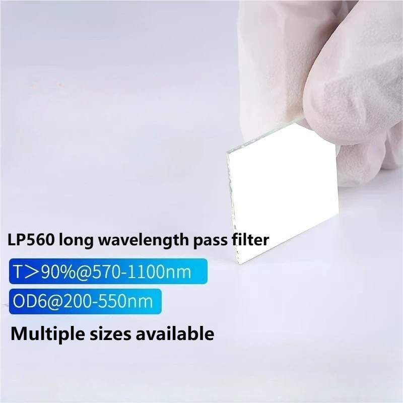 LP560 Coated Long Pass Filter Reflective OD6@200-550nm Cut-On 560nm Pass After
