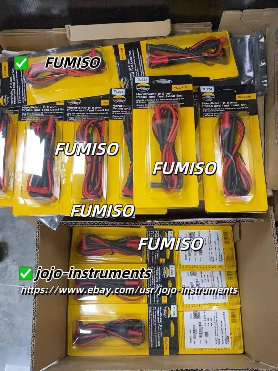 1PCS Fluke TL224 SureGrip Silicone DMM Right Angle Test leads Fast Ship...*jo