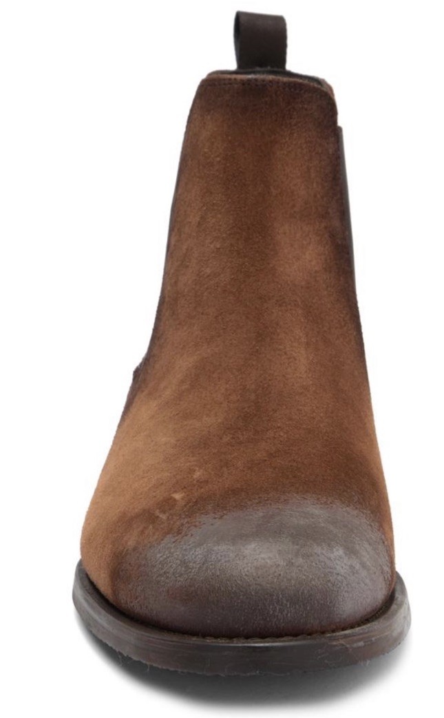 New To Boot New York Charleston Chelsea Boot Men Suede Leather 9.5 M TBH914D