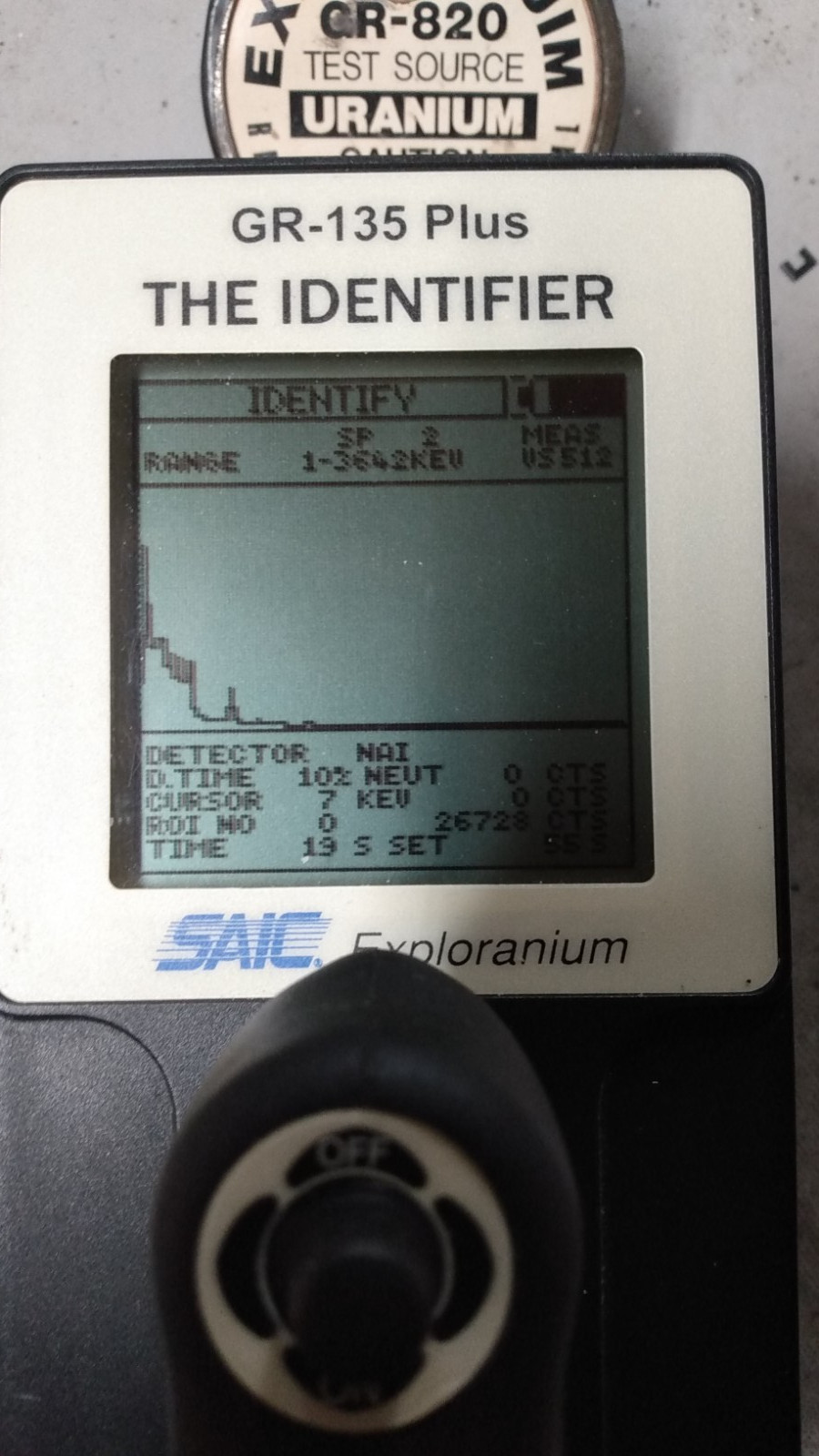 SAIC/Exploranium GR-135Plus Spectrometer Refurbished 1 Year Warranty