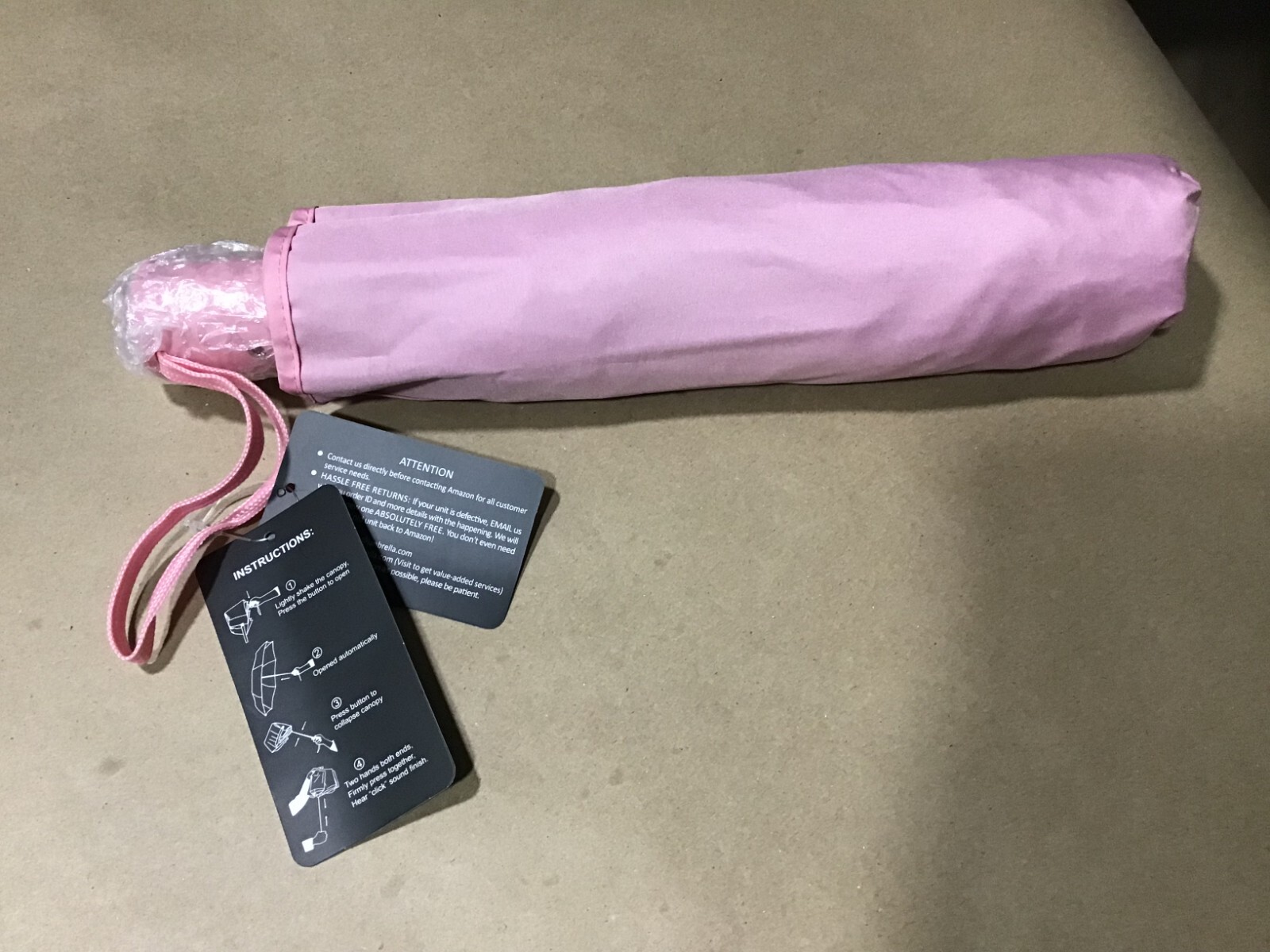 Umbrella, Compact Folding Reverse Design, Water Resistant