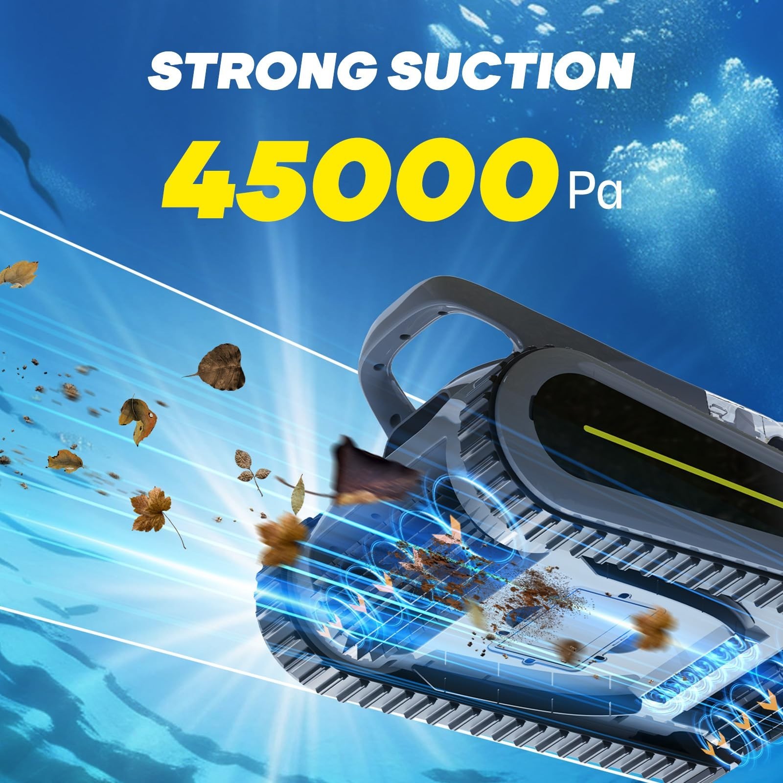 New Pool Vaccum 3 Modes Automatic Pool Cleaner for Inground & Above-Ground Pools