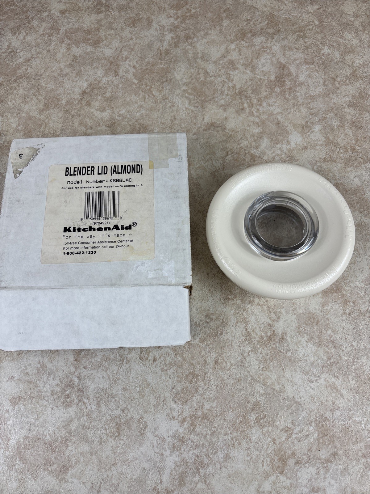 kitchenaid ksb5 Series Lid Replacement Almond #9704921