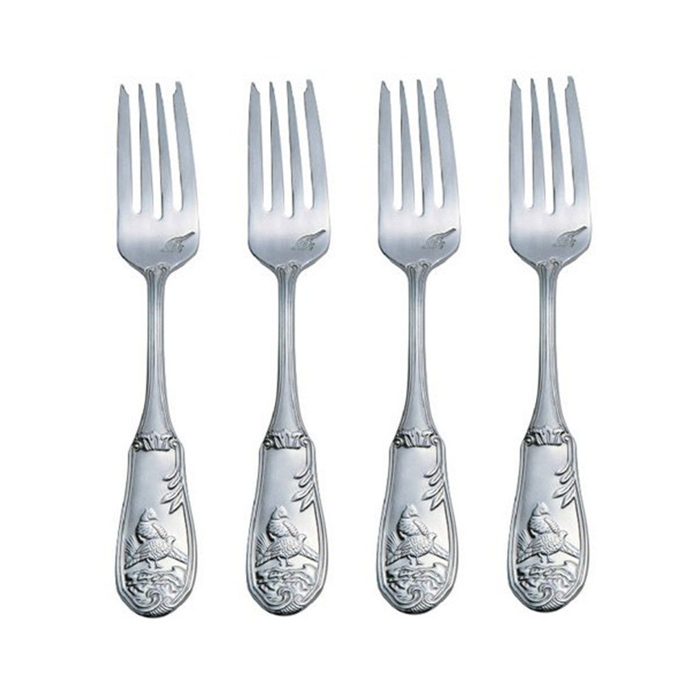 Spode Woodland 18/10 Stainless Steel Salad Fork (Set of Four)