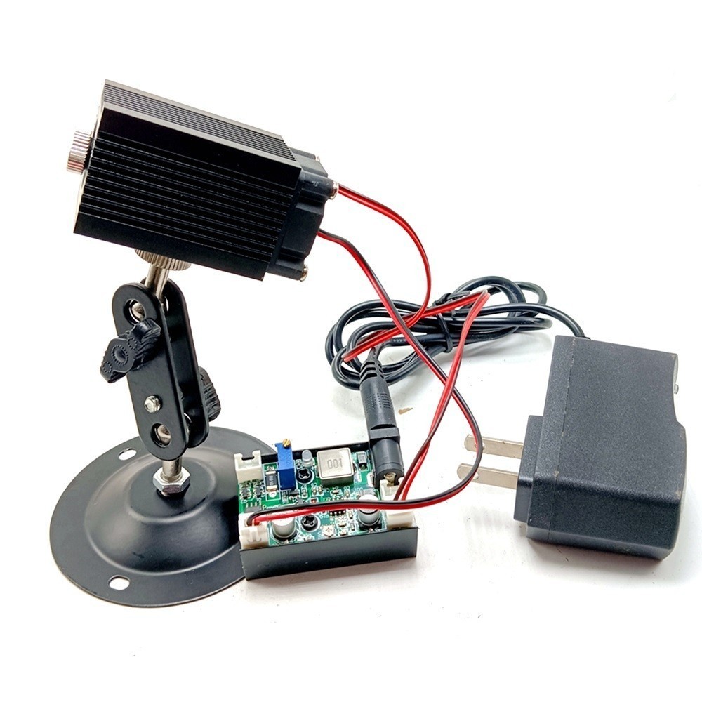 TTL 850nm 1000mW IR Dot Focusable 1W Laser Diode Module 12V Driver Fan Holder