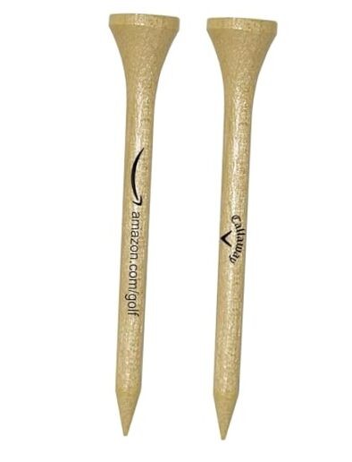 Golf Tees (Pack of 100) Medium Wood
