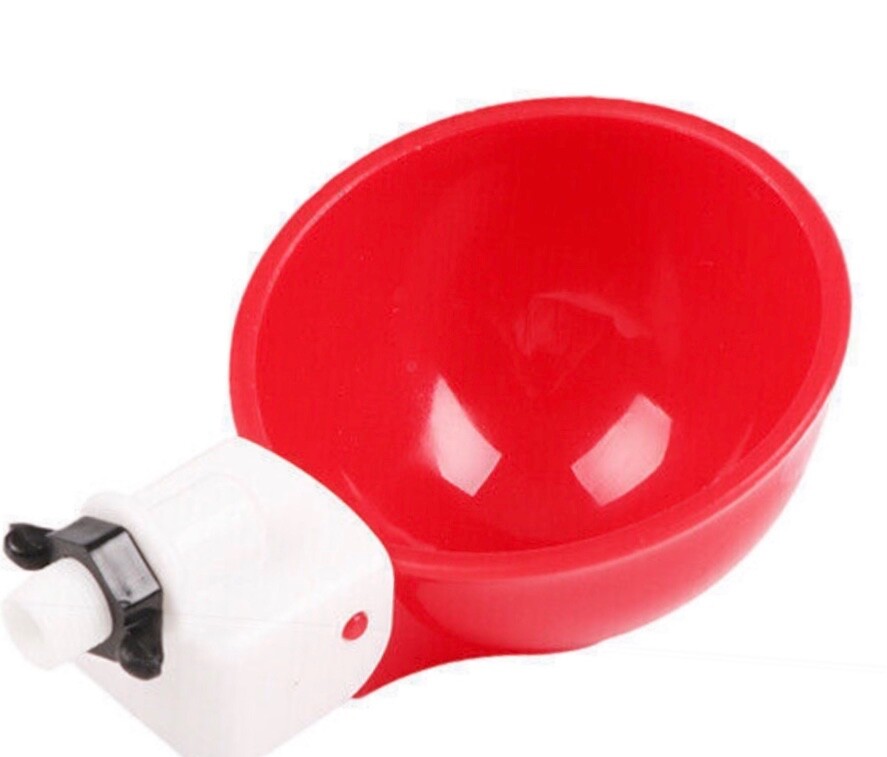 20 PCS Automatic Water Cups Poultry Drinker Waterer Chicken Ducks Quail Drinking