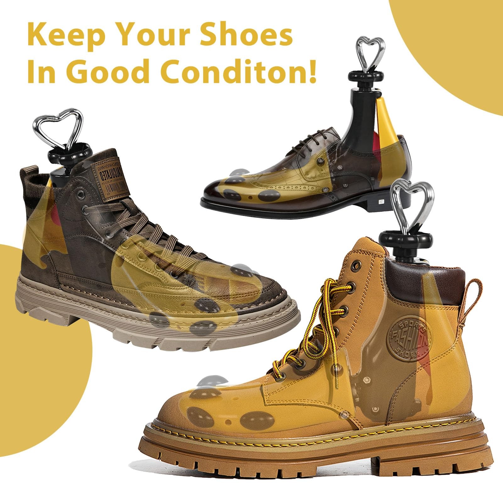 Shoe Stretcher Women Men Professional Boot Stretcher Adjustable Width Length ...