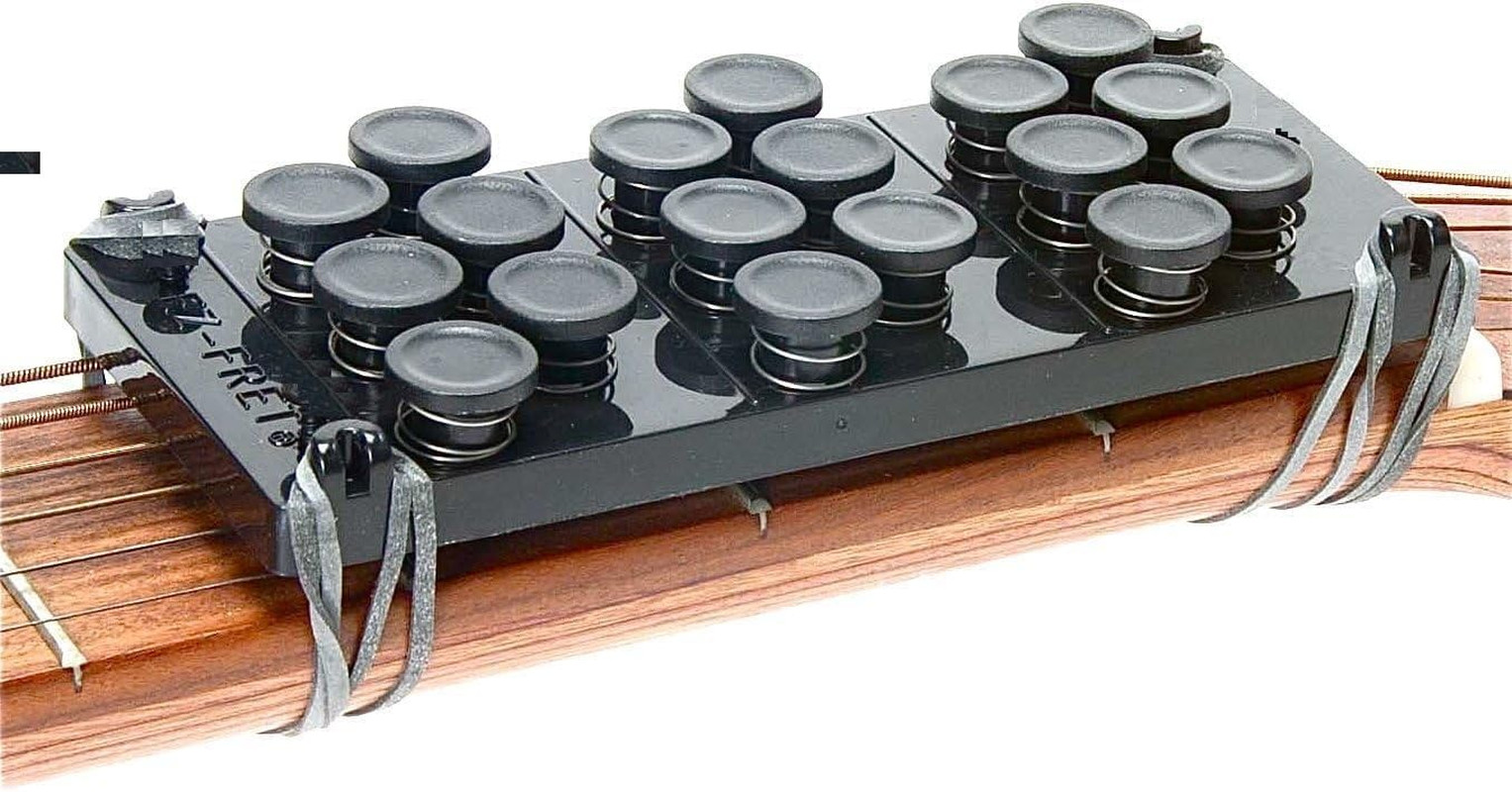 Guitar Attachment, Eliminates Finger Pain, 110 Chords Available, Fits MOST Full