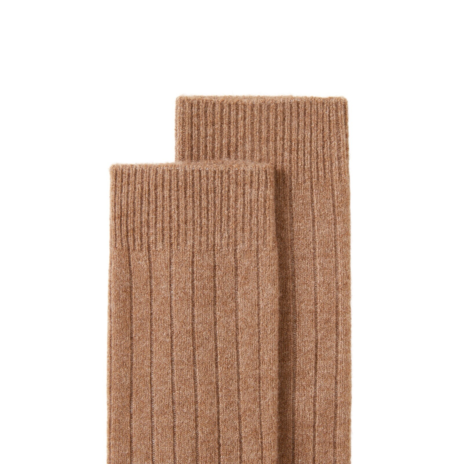 Maison Andes Mens Camel Extra Soft Cashmere Socks