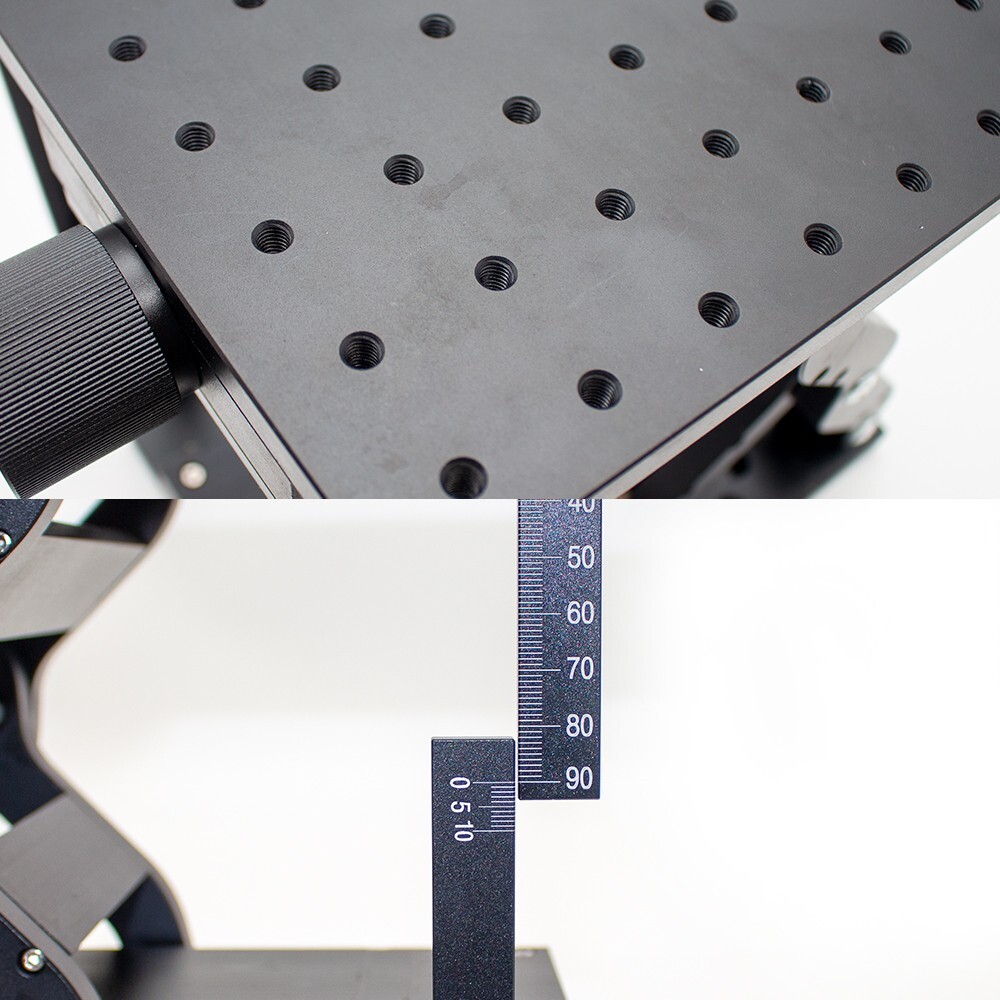 HTZ210 Z-Axis Lifting Table Manual Fine-Tuning Platform Lab Displacement Slide