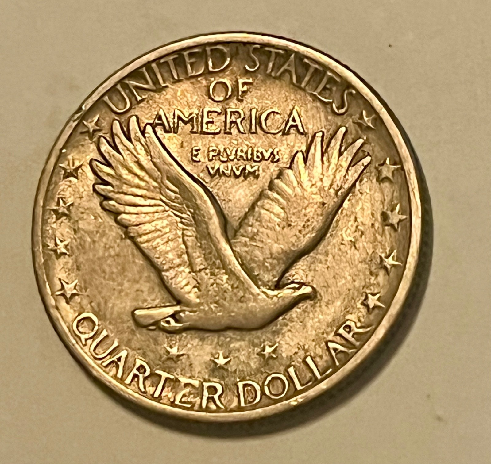 1918 -s Standing Liberty Quarter , EF