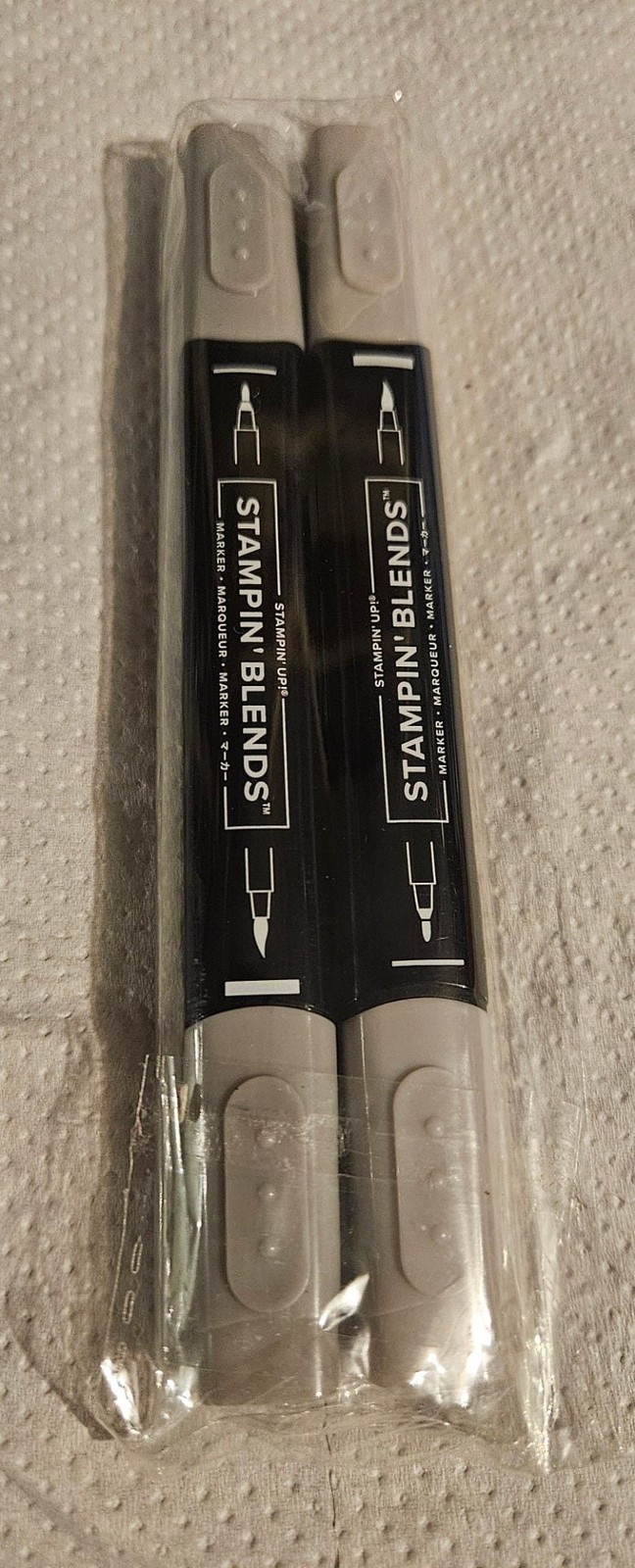 Stampin' Up!  Blends Gray Granite Light and Dark Alcohol Marker Combo Pack