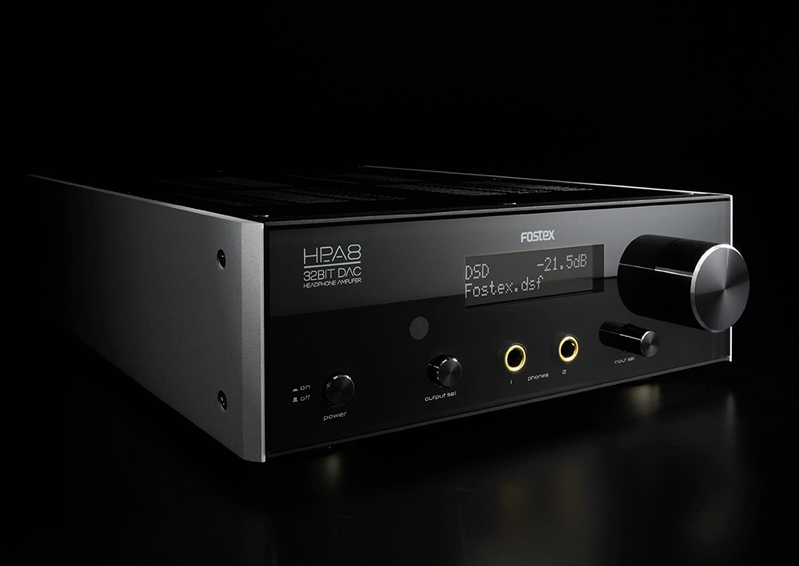 FOSTEX HP-A8 32bit DAC Headphone Amplifier AC100V w/ remote controller