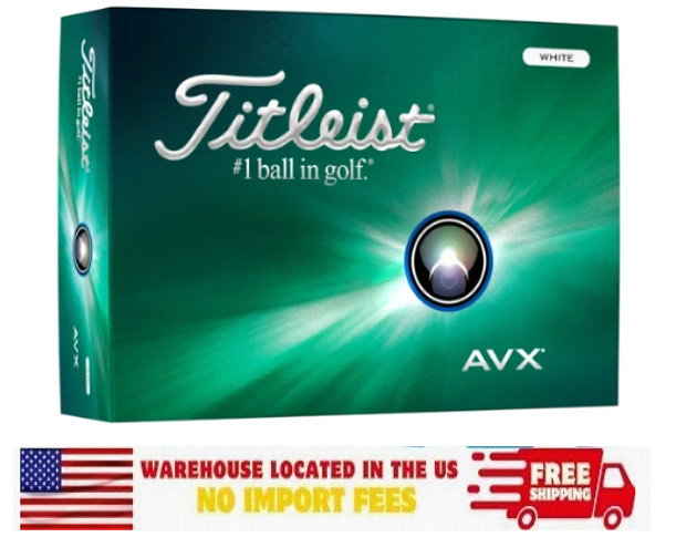 Titleist AVX, 12-Pack, White