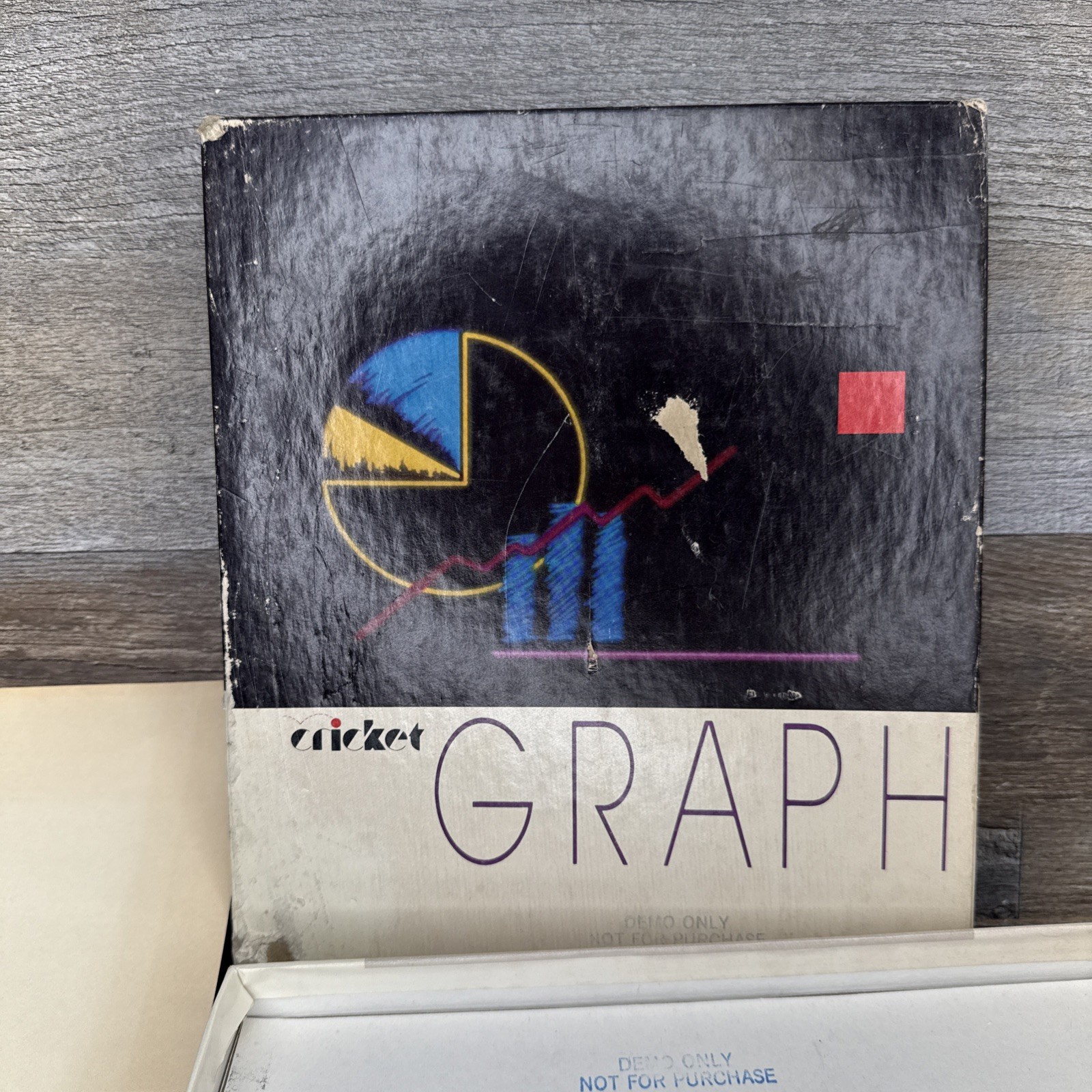 Rare Vintage Demo Copy Cricket Graph Graphing Software Apple Macintosh