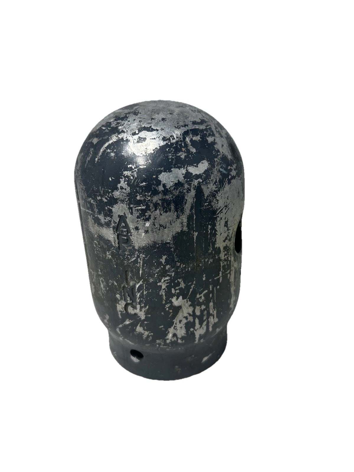 Gray Oxygen or Acetylene Cylinder Bottle Tank Cap 3 1/4 inch NON MAG Aluminum