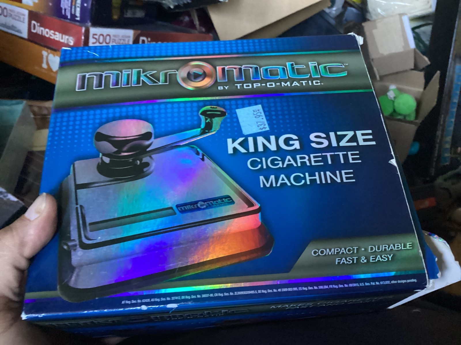 Mikr-O- MATIC CIGARETTE ROLLING MACHINE ✨ WORKS W/ KING SIZE & 100MM TUBES