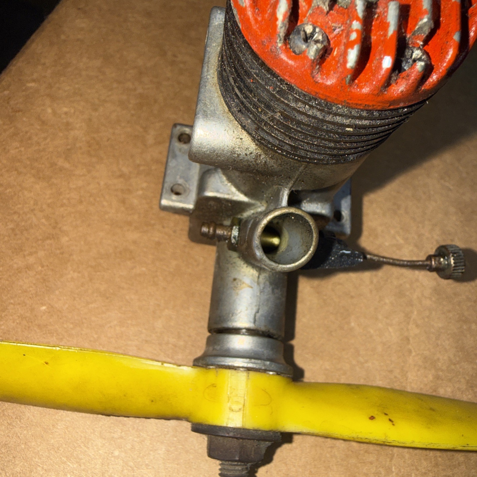 McCoy 35 Redhead CL model airplane engine Has Nice Pop To It As Shown