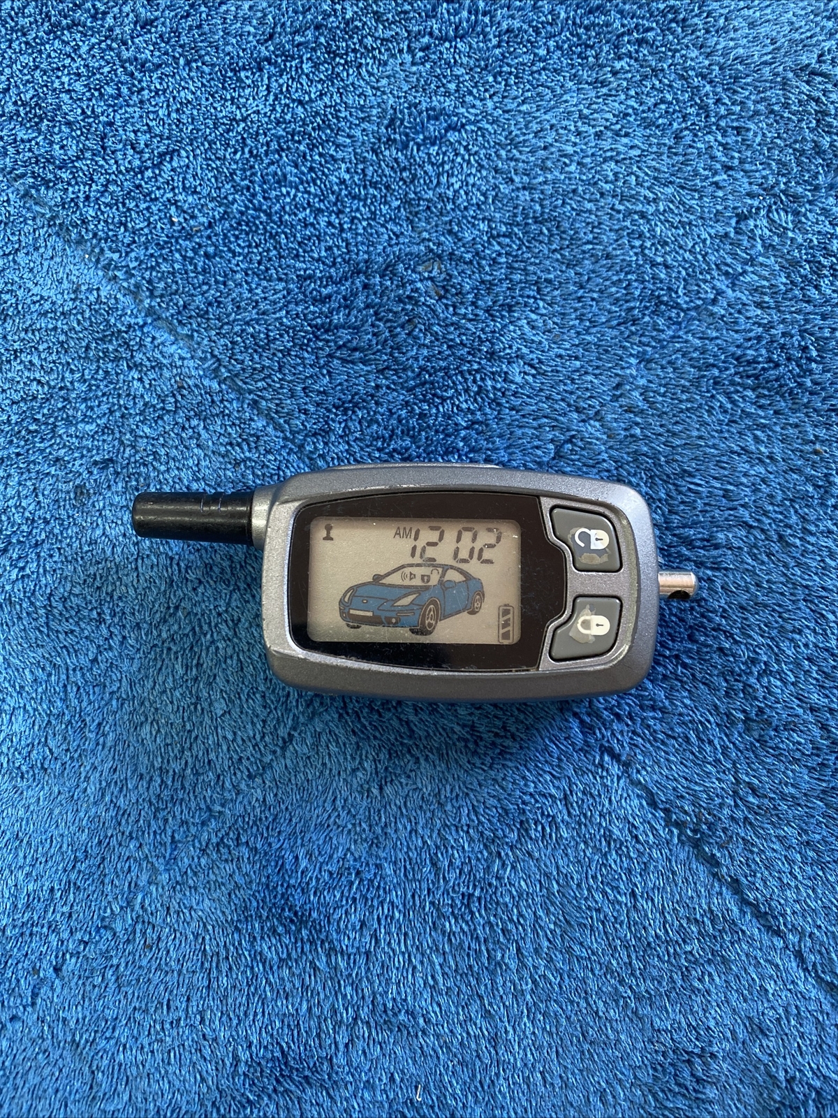 USED PROTSTART ELVNTRBB 2-WAY LCD REMOTE FOB TRANSMITTER - TESTED