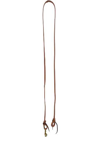 Berlin Custom Leather Single Flat Roper Reins 5/8 inch Wide x 7 Ft Long H507