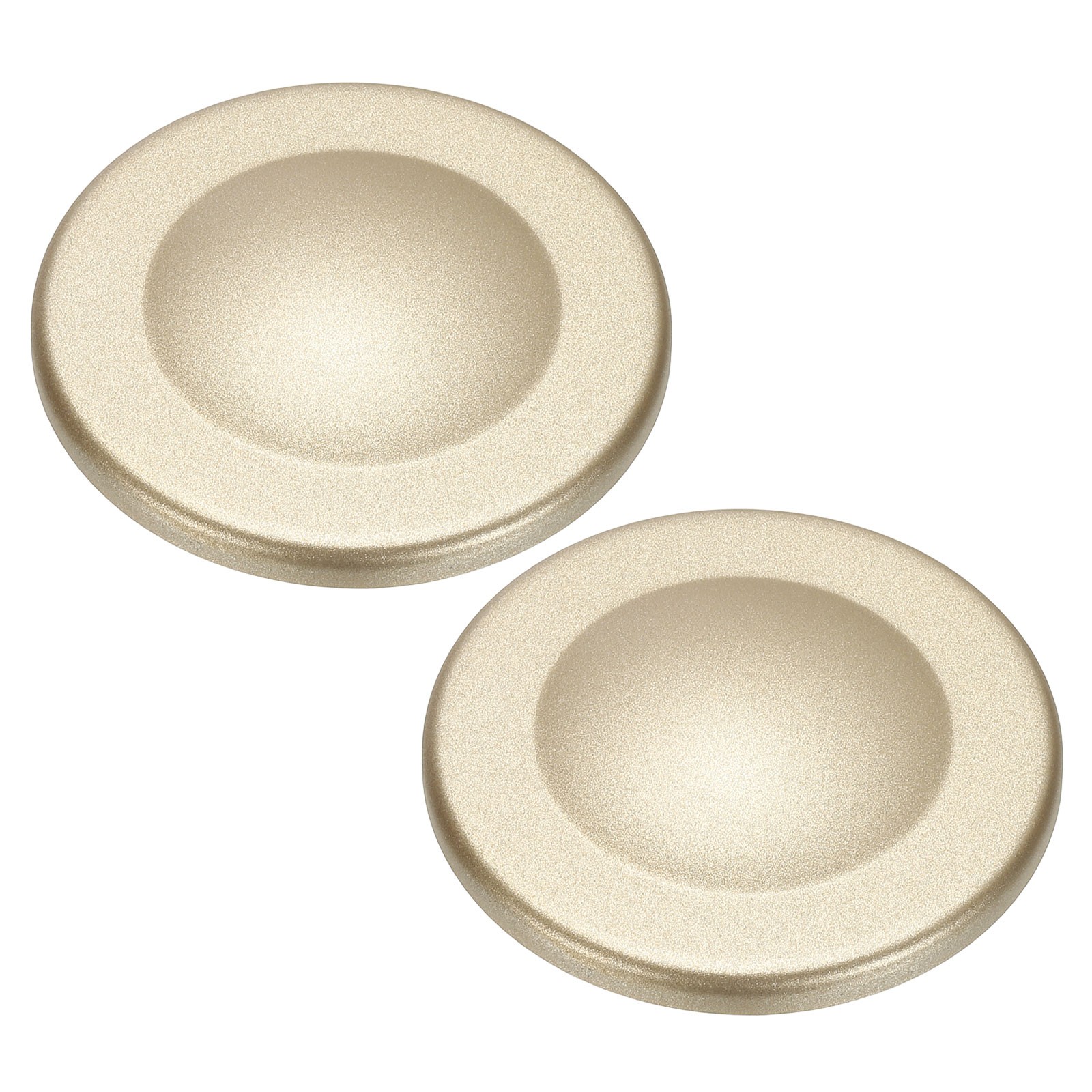 2 Pieces Pipe 3\" Hole Cover Adhesive Round Reserved (Short) Gold
