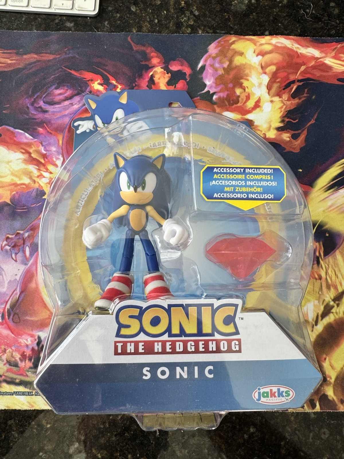NEW Sonic The Hedgehog Jakks Pacific Soap Shoes Grind Shoes 4" SEALED sega Blue