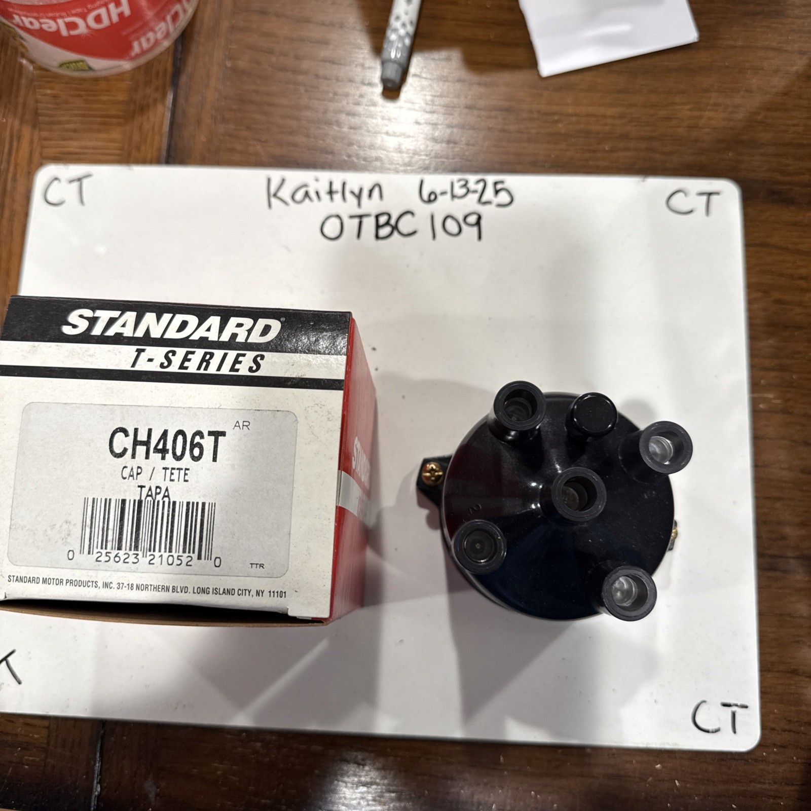 Distributor Cap Standard CH406T