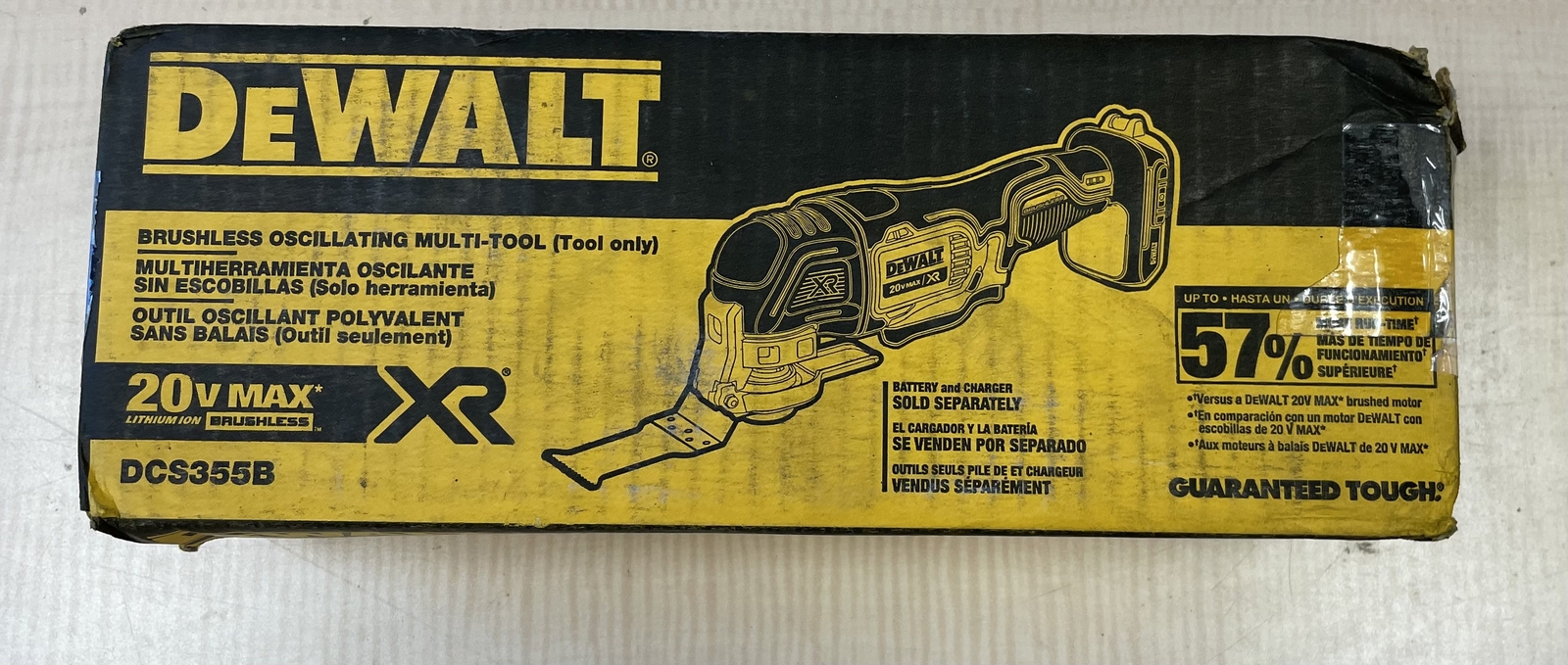 DEWALT DCS355B 20V XR Oscillating Multi-Tool (Tool Only) NEW OPEN BOX