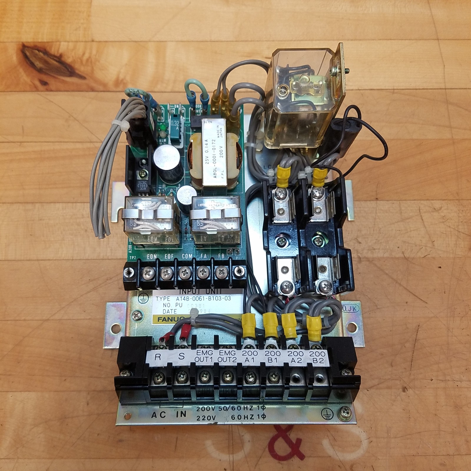 Fanuc A14B-0061-B103-03 Input Unit - USED