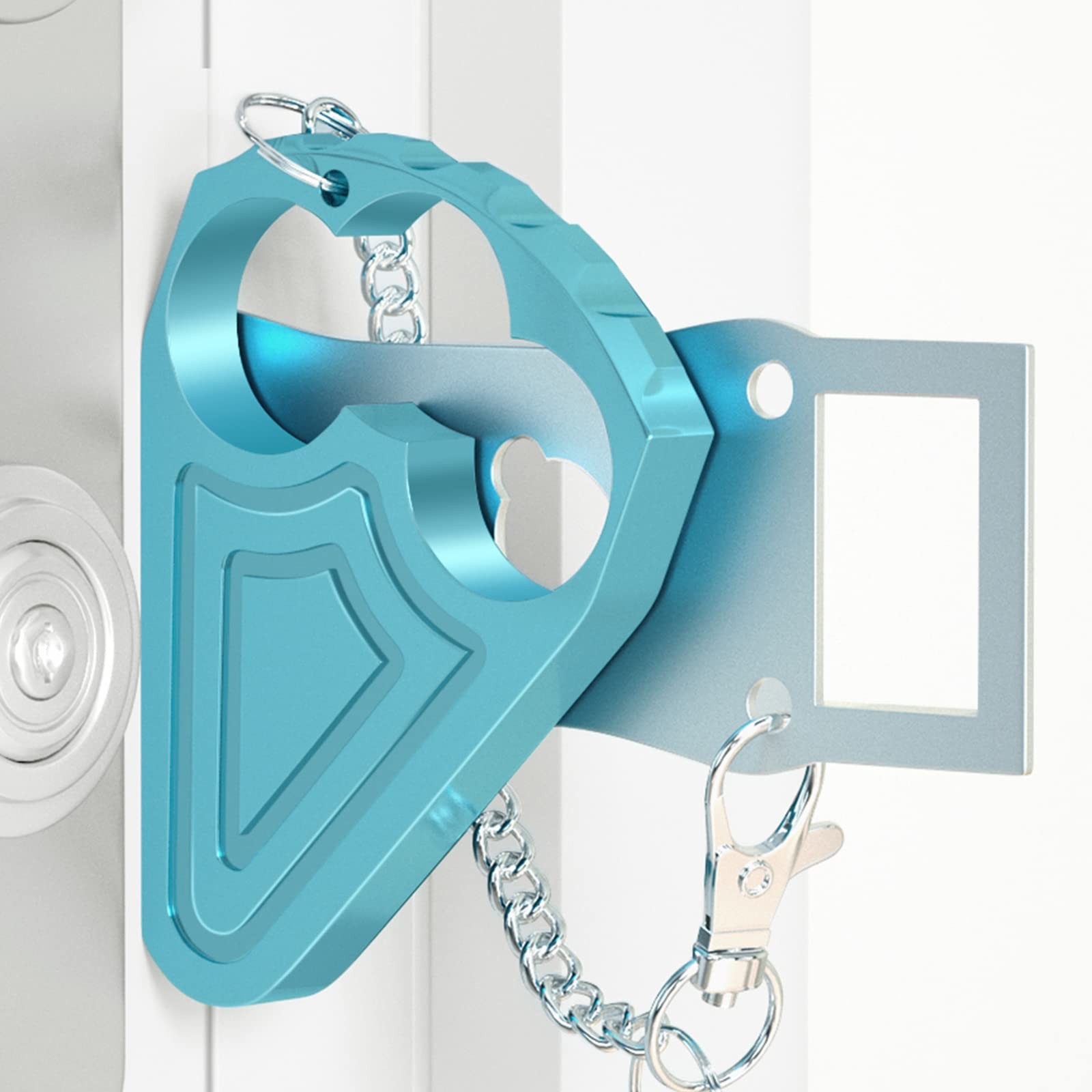 Portable Door Lock for Hotel Door Safety- Metal Hotel Door Locks for Traveler...