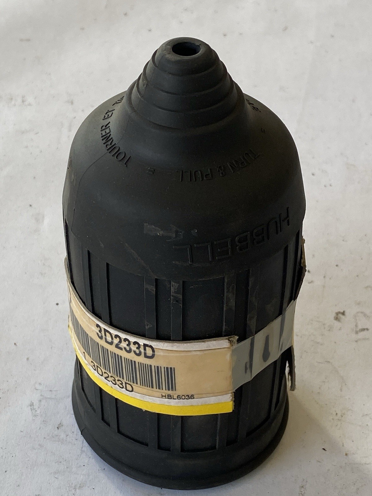 Hubbell HBL6036 Weatherproof Seal Tite long boot for twist-lock connector