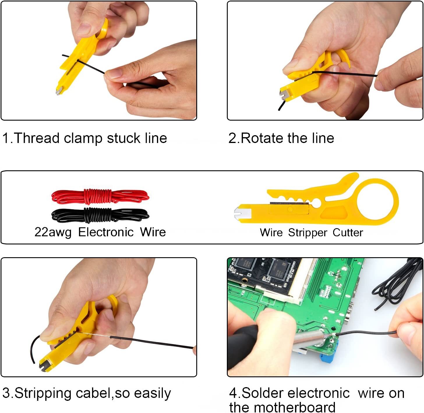 Soldering Iron Kit Electric 60W Digital Welding Iron Gun Tools Temp Adjustable