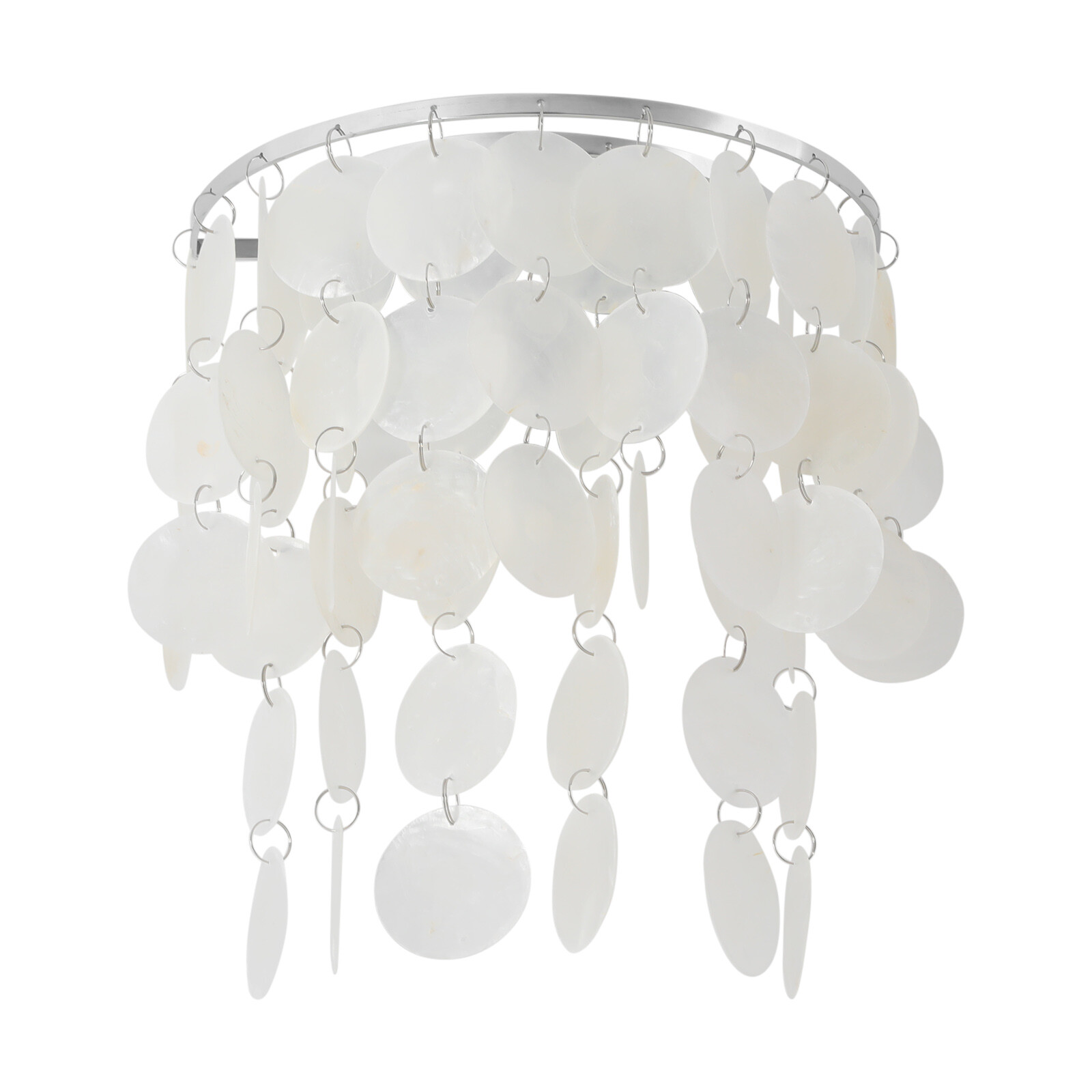 Wall Mounted Light Silver Sea Shell Shape Modern Pendent Lamp Sconce Fixture