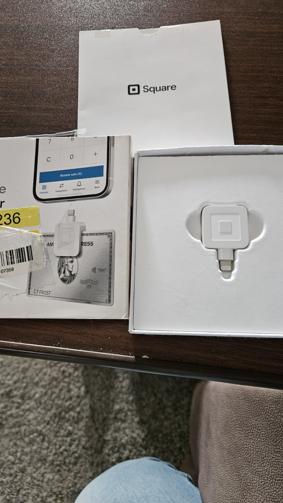 Square Reader for Magstripe Lightning Connector For IPhone Only