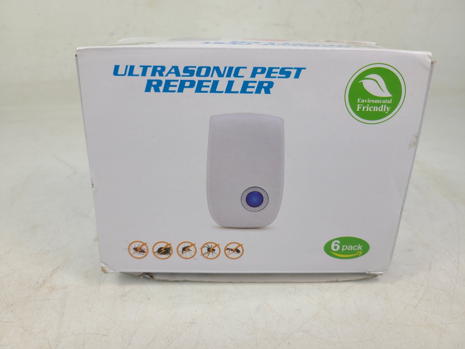 (NEW) Ultrasonic Pest Repeller Control Electronic Repellent Mice Bug Lot Of 6