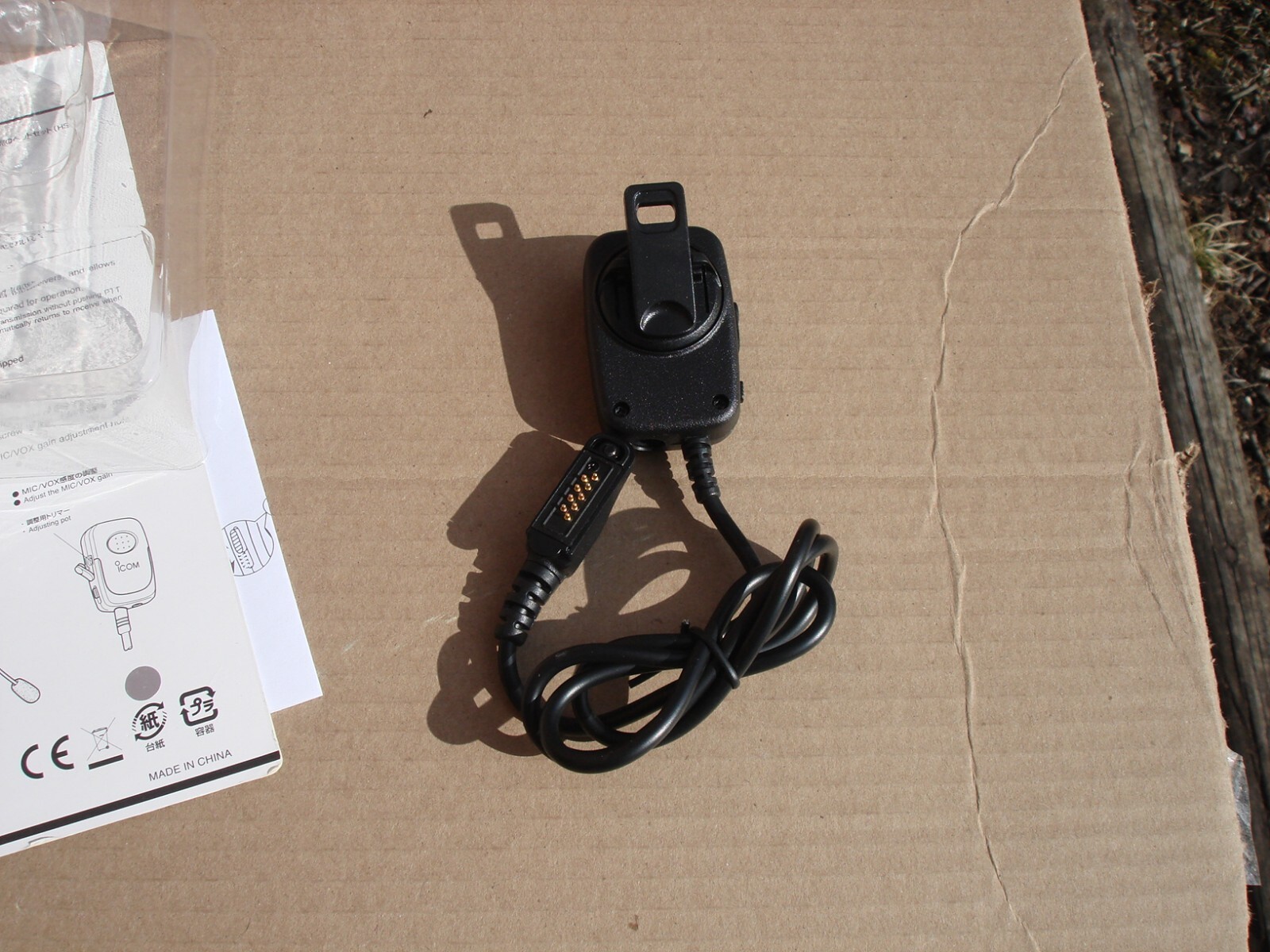 NEW Icom VS-1SC VOX/PTT Switch Case