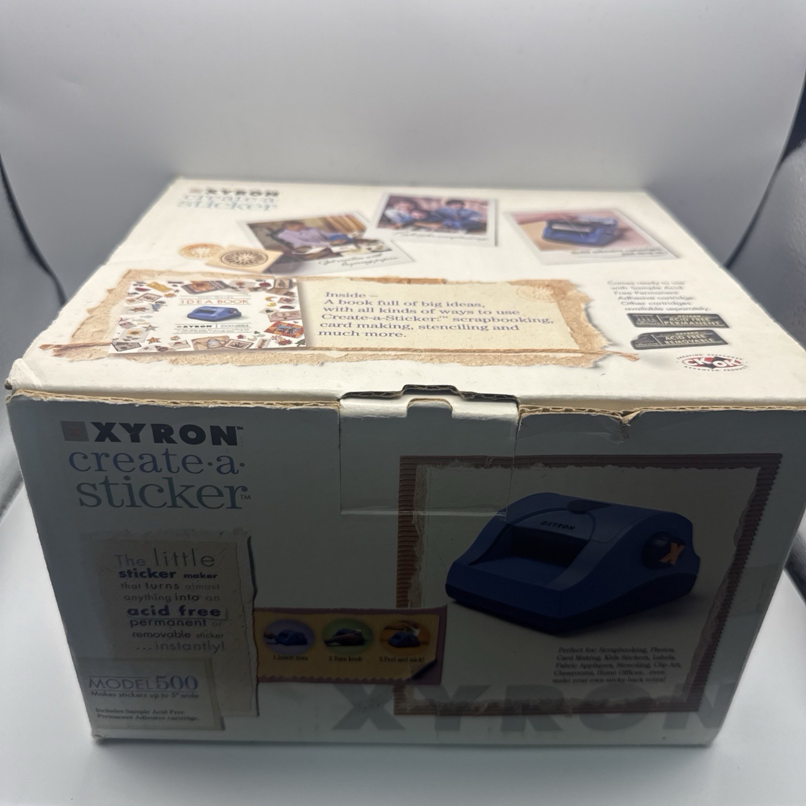 XYRON 5” Create-a-Sticker Machine W/Refill Cartridge Model 500