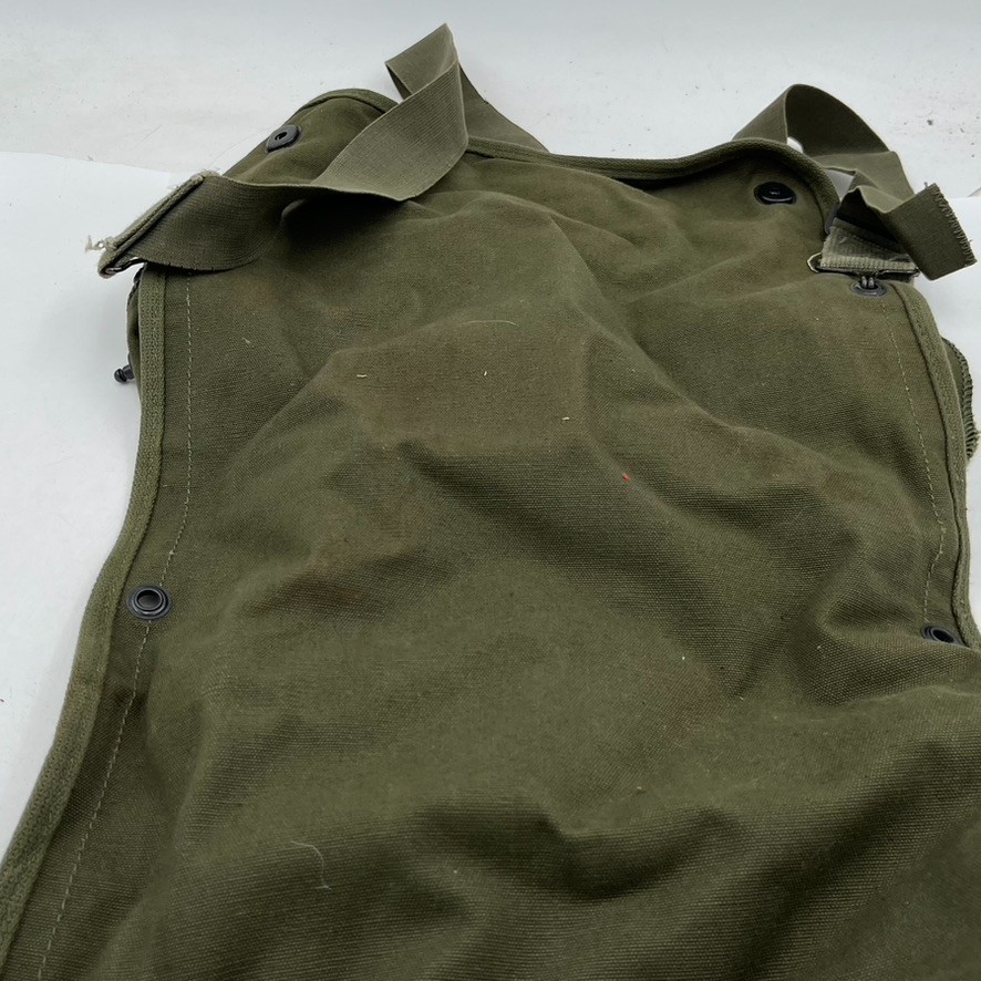 Vintage U.S. ARMY Map Dispatch? Field Bag Case Crossbody Strap Olive Green