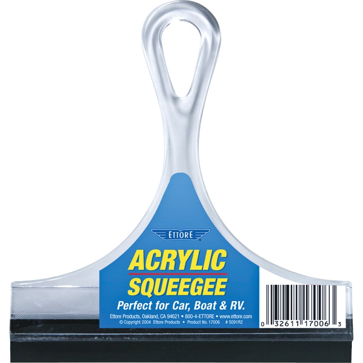 Ettore 6 In. Rubber Squeegee 17006 Ettore 17006 032611170063