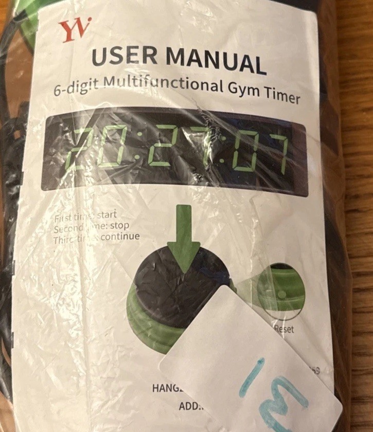 6 Digit Multifunctional Gym Timer
