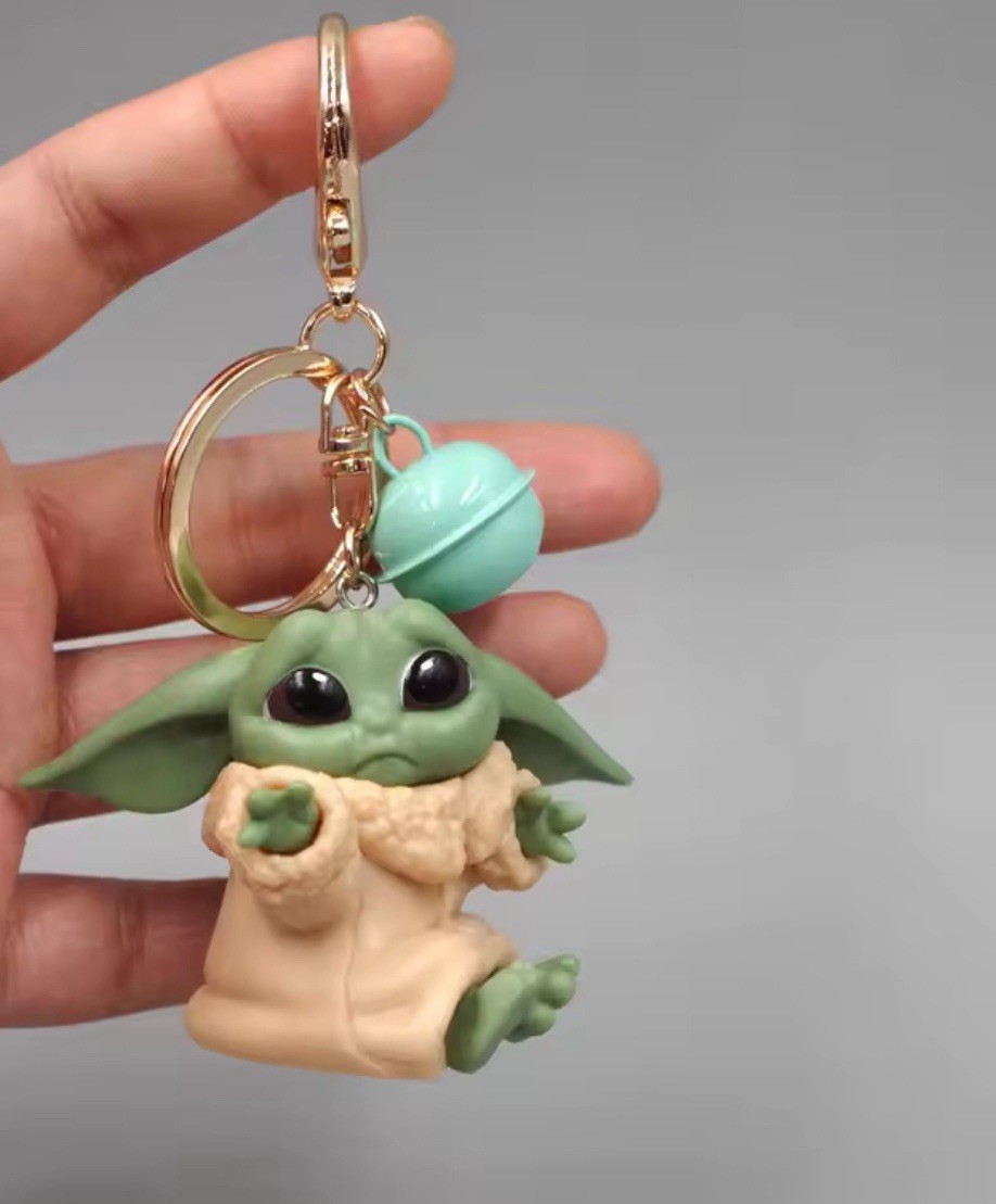 Yoda Baby Anime Keychain Star Wars Baby Yoda Figure