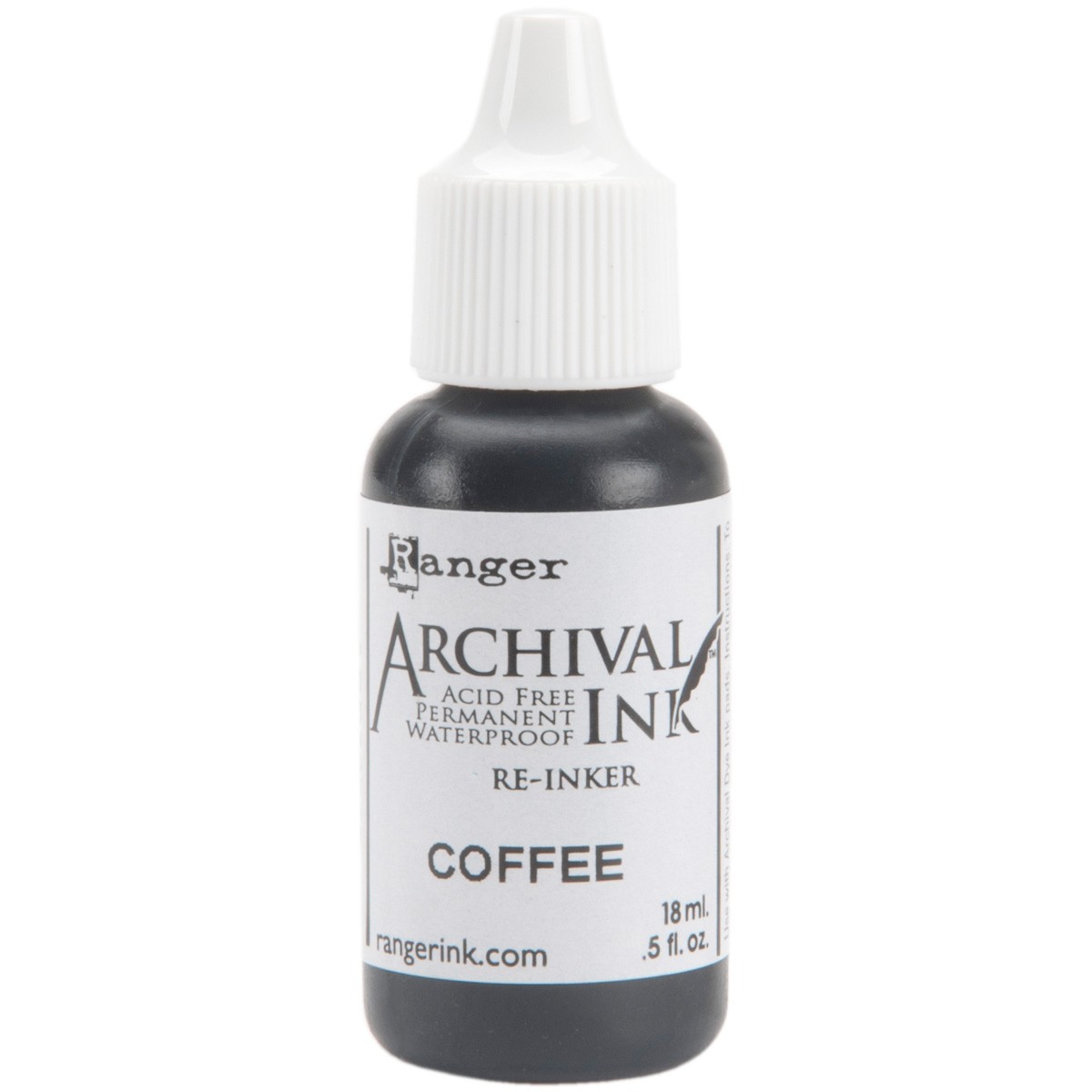 Ranger ARR5-30775 Archival Pad Re-Inker .5oz-Coffee